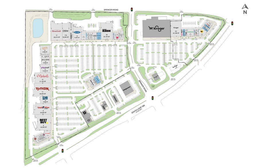 1400-1800 S Loop 288, Denton, TX for lease - Site Plan - Image 1 of 29