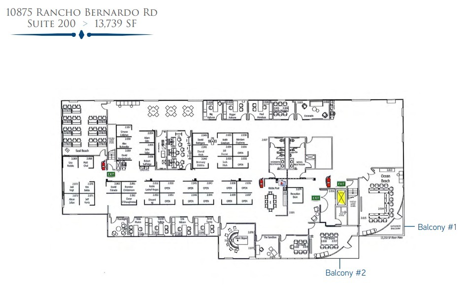 10875 Rancho Bernardo Rd, San Diego, CA for lease Floor Plan- Image 1 of 1