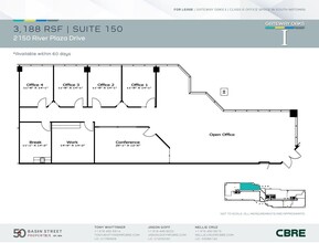 2150 River Plaza Dr, Sacramento, CA for lease Floor Plan- Image 1 of 1