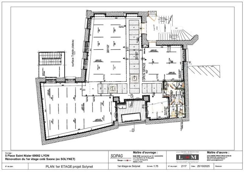 Office in Lyon for lease - Floor Plan - Image 3 of 4