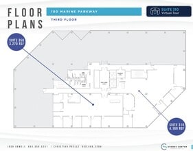 3 Twin Dolphin Dr, Redwood City, CA for lease Floor Plan- Image 1 of 1