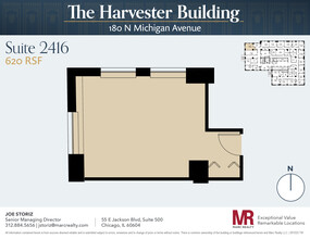 180 N Michigan Ave, Chicago, IL for lease Floor Plan- Image 1 of 3