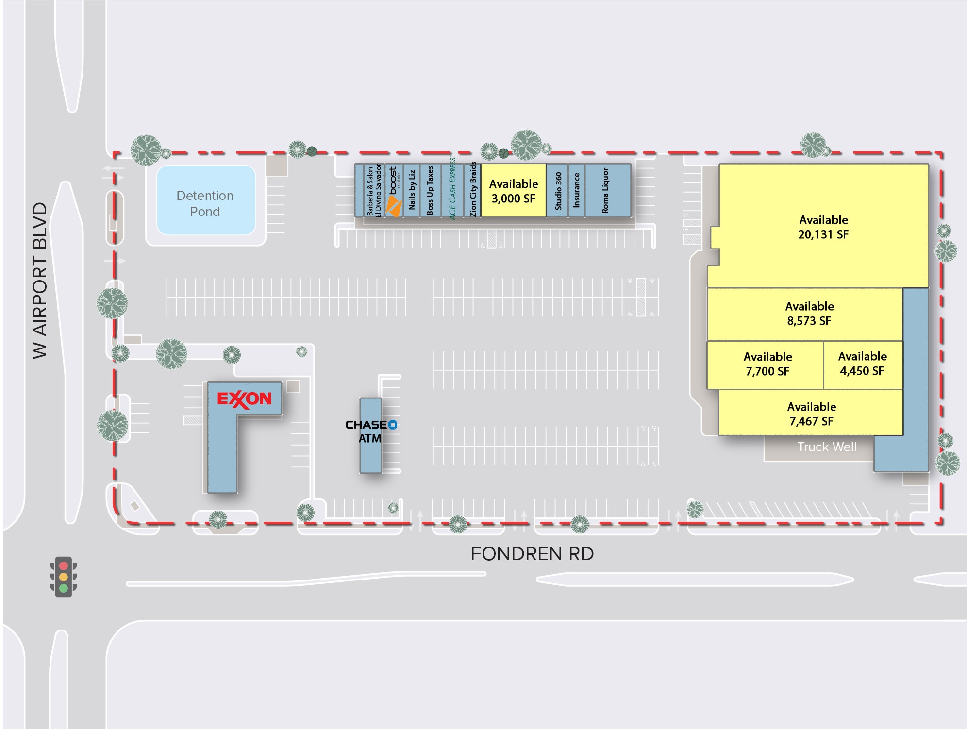 12235-12355 Fondren Rd, Houston, TX for lease Site Plan- Image 1 of 1