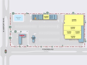 12235-12355 Fondren Rd, Houston, TX for lease Site Plan- Image 1 of 1