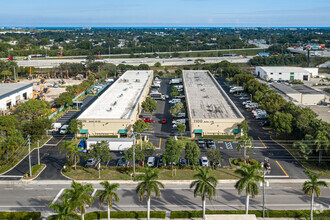 1100 Barnett Dr, Lake Worth, FL - aerial  map view