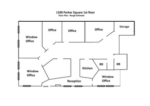 1100 Parker Sq, Flower Mound, TX for lease Floor Plan- Image 1 of 1