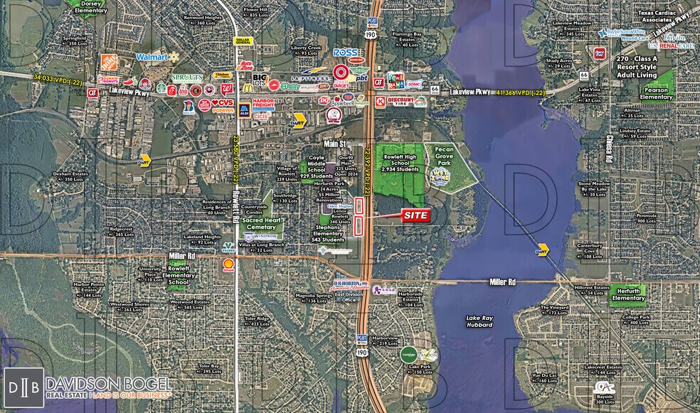 NWQ PGBT & Miller Rd., Rowlett, TX 75088 Land for Sale