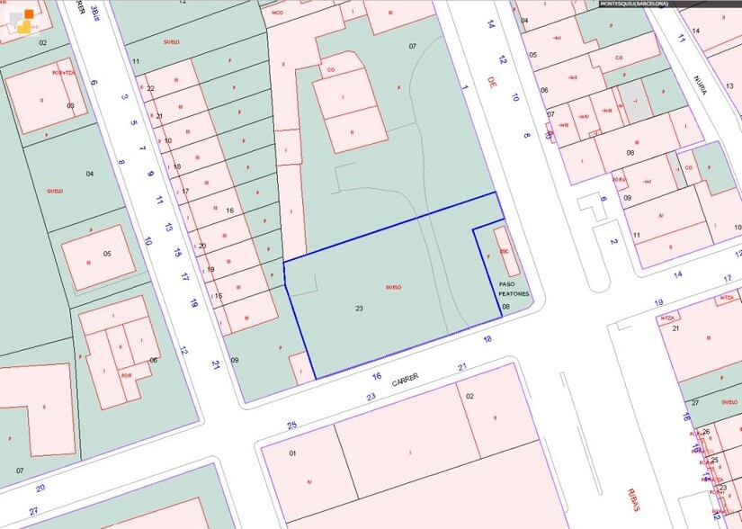 Land in Montesquiu, Barcelona for sale - Site Plan - Image 3 of 3