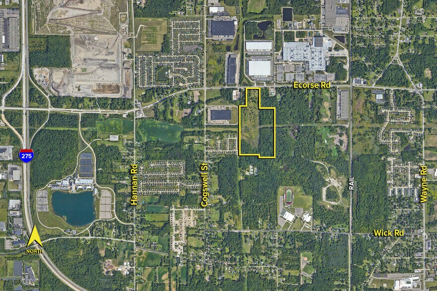 Ecorse Rd, Romulus, MI 48174 Land for Sale