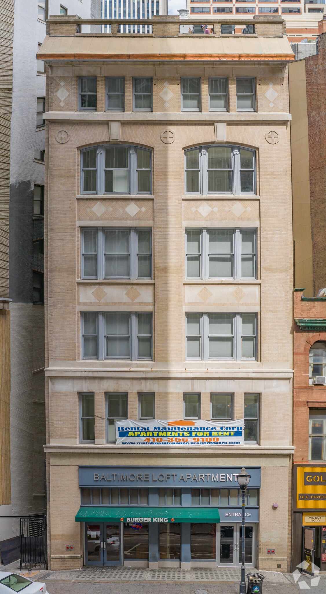 8 E Fayette St, Baltimore, MD for sale Aerial- Image 1 of 1