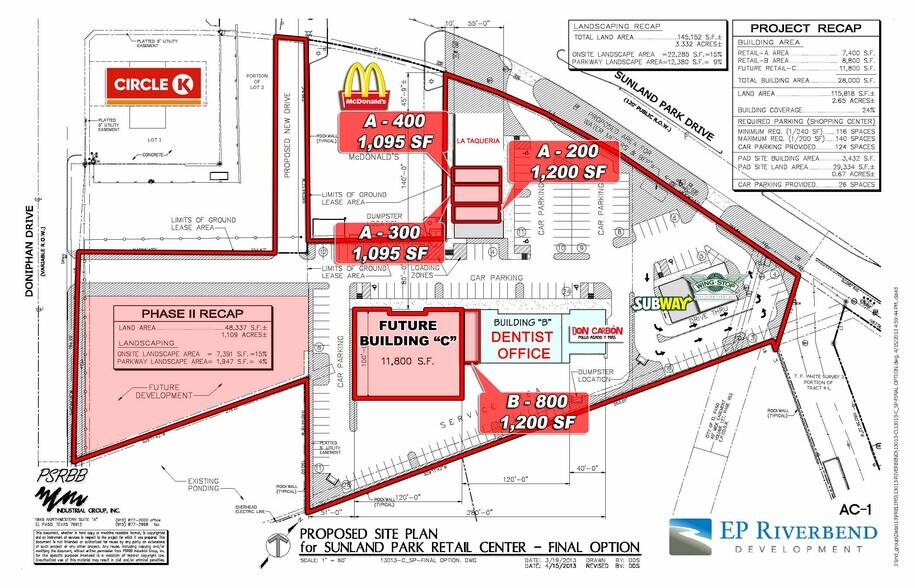 SEC Sunland Park & Doniphan, El Paso, TX for lease - Building Photo - Image 3 of 3
