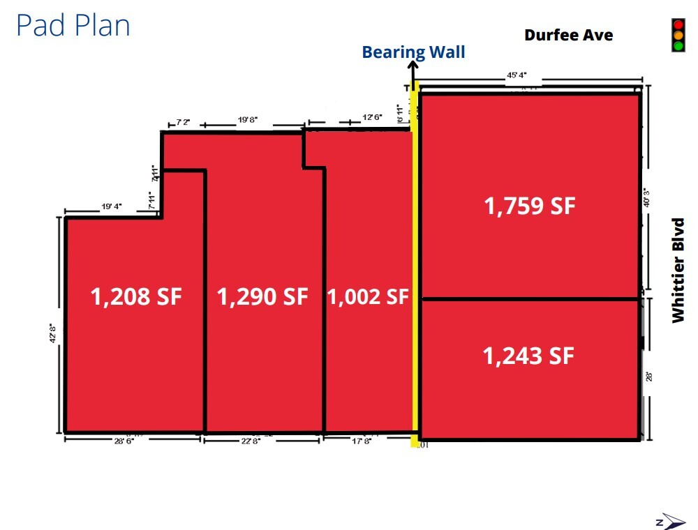 9308-9350 Whittier Blvd, Pico Rivera, CA for lease Floor Plan- Image 1 of 1