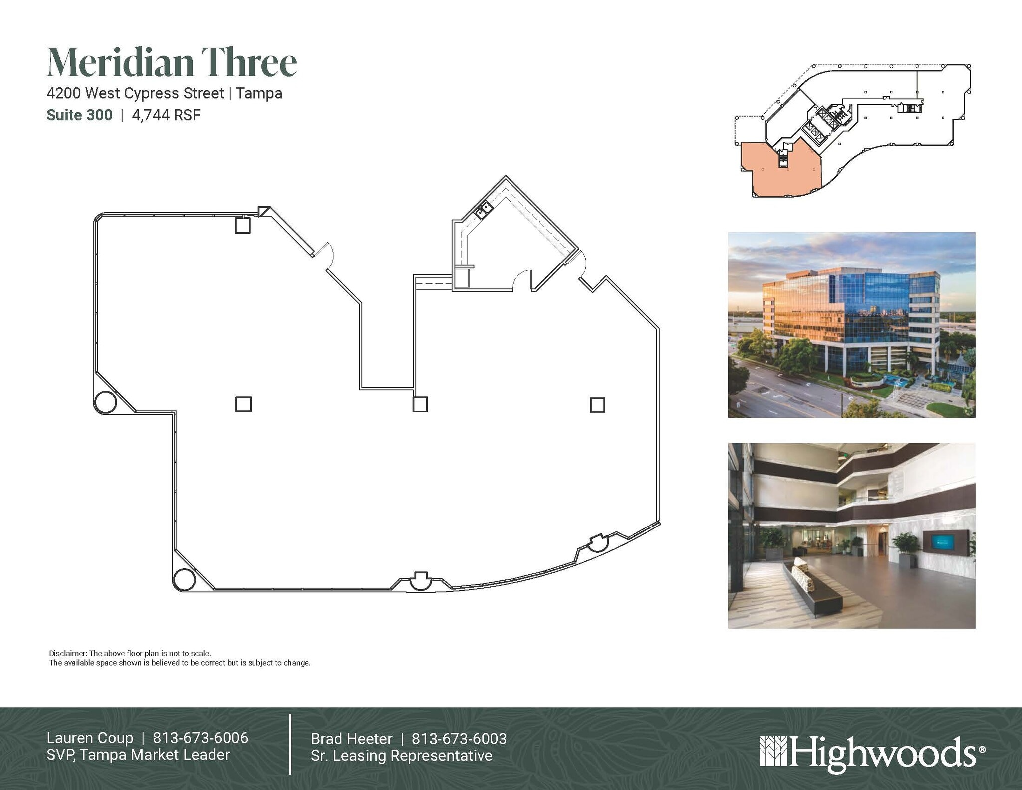 4350 W Cypress St, Tampa, FL for lease Floor Plan- Image 1 of 1