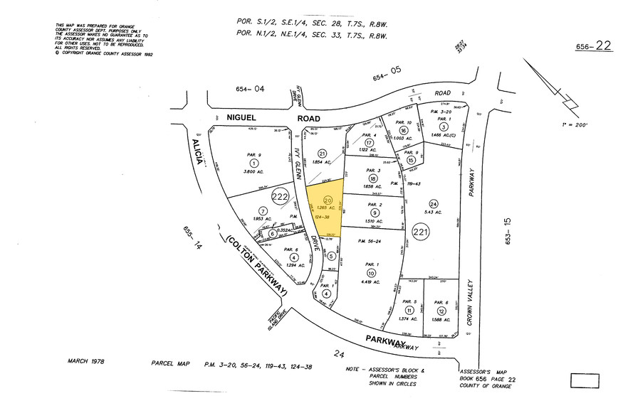 30012 Ivy Glenn Dr, Laguna Niguel, CA for lease - Plat Map - Image 2 of 34