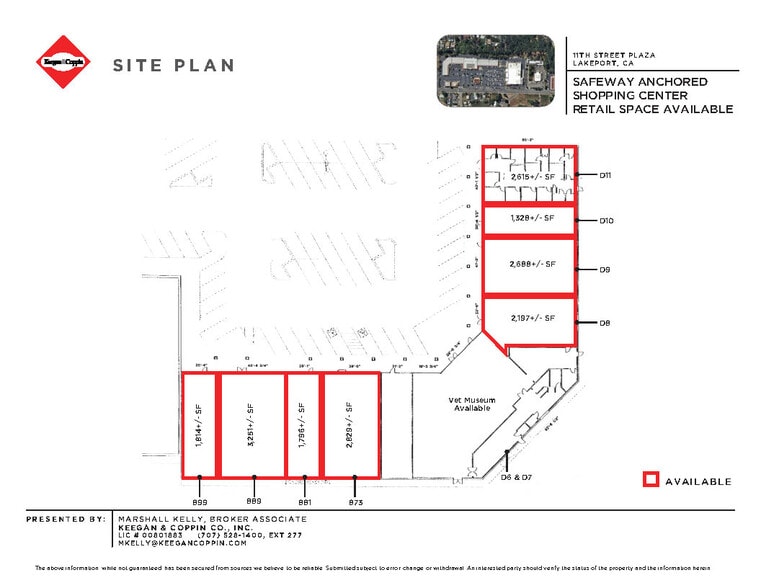 845-1071 11th St, Lakeport, CA for lease - Site Plan - Image 2 of 3