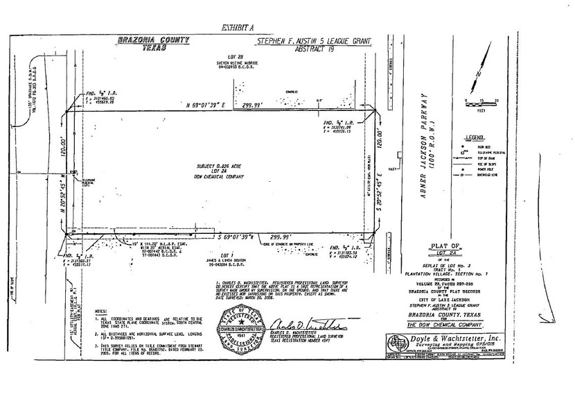 502 This Way, Lake Jackson, TX for lease - Plat Map - Image 1 of 1