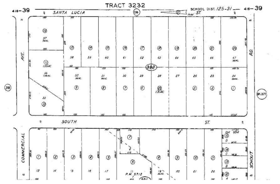 20601 Santa Lucia St, Tehachapi, CA for sale - Plat Map - Image 2 of 2