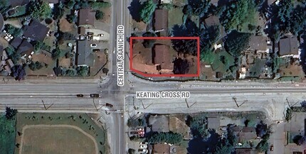 6753 Central Saanich Rd, Victoria, BC - AERIAL  map view