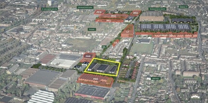 Wattrelos - AERIAL  map view