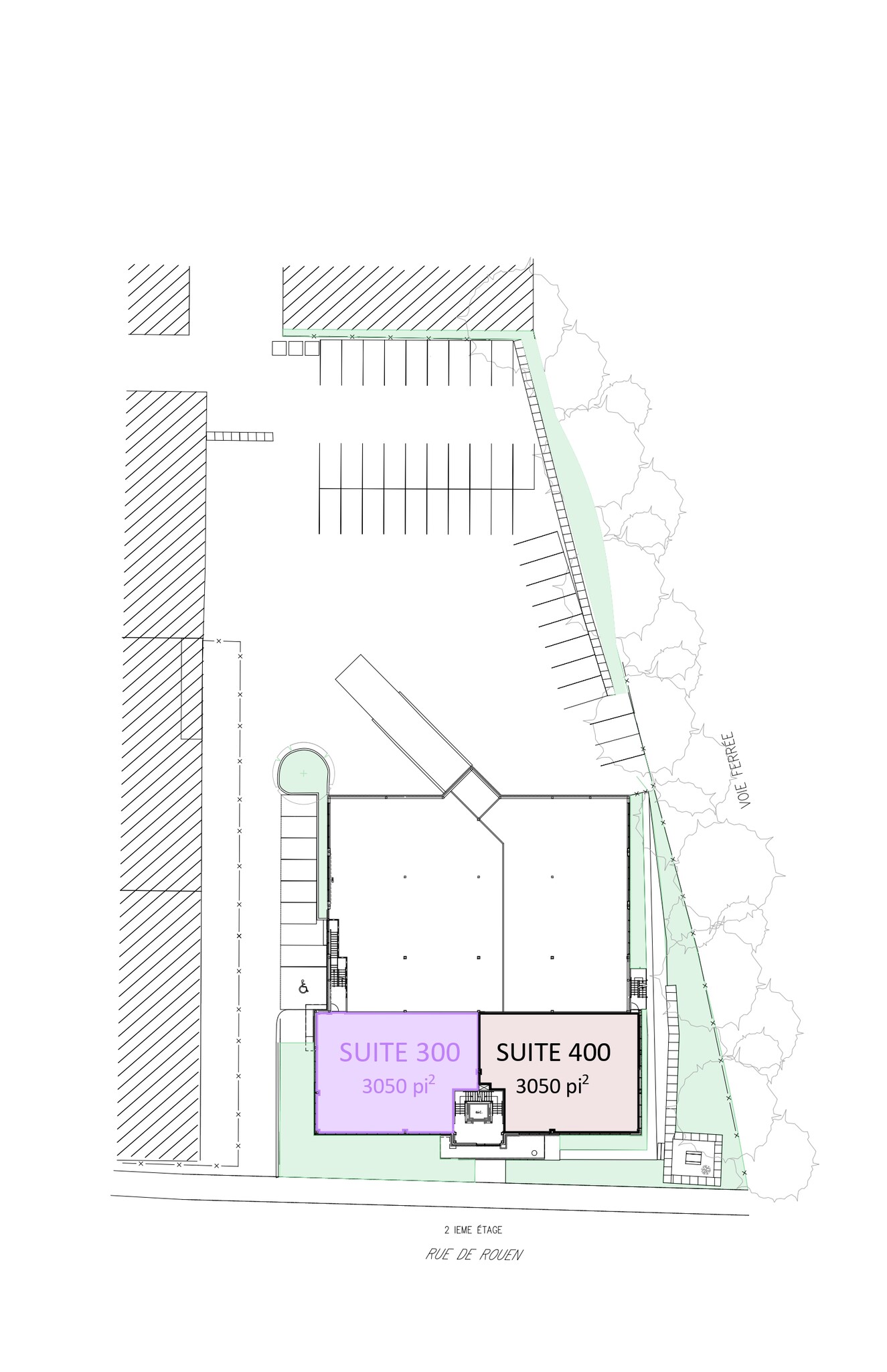 3040-3050 Rue De Rouen, Montréal, QC for lease Floor Plan- Image 1 of 4