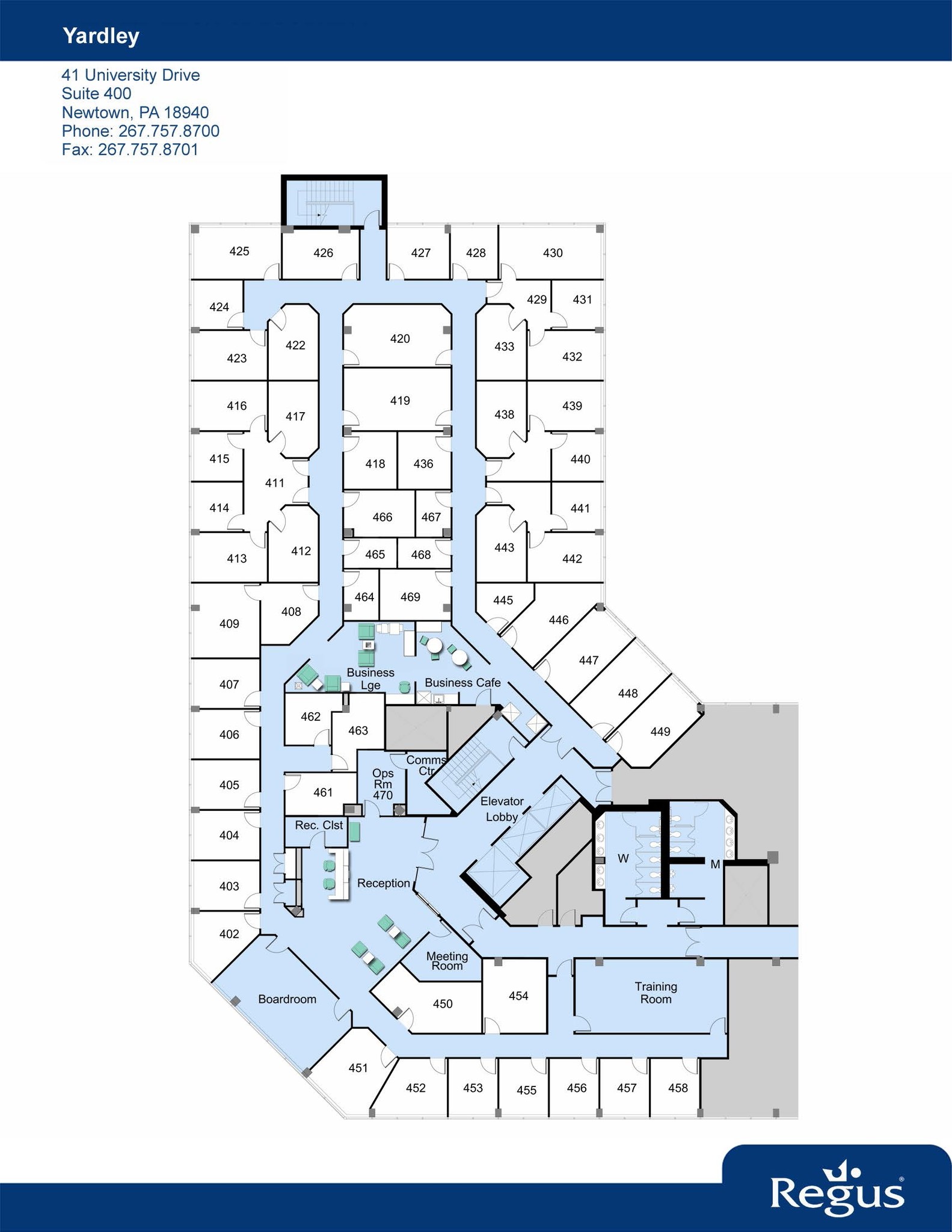 41 University Dr, Newtown, PA for lease Floor Plan- Image 1 of 10