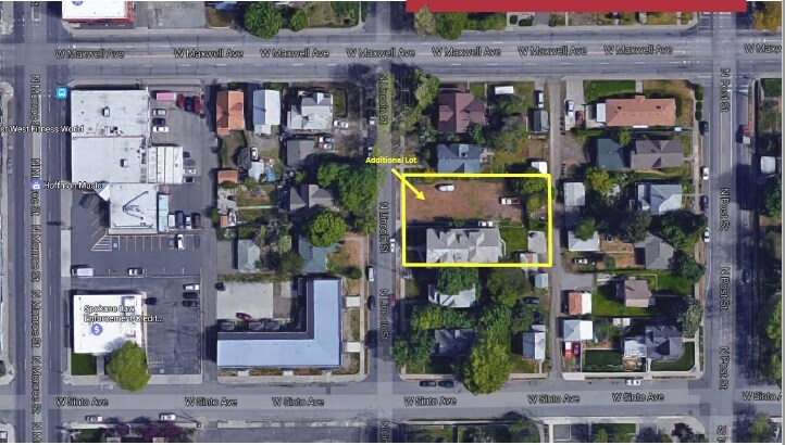 1414-1418 N Lincoln St, Spokane, WA for sale - Aerial - Image 3 of 17