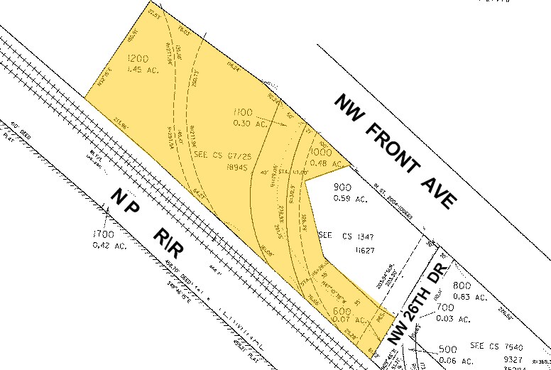 3641-3683 NW Front Ave, Portland, OR for sale Plat Map- Image 1 of 1