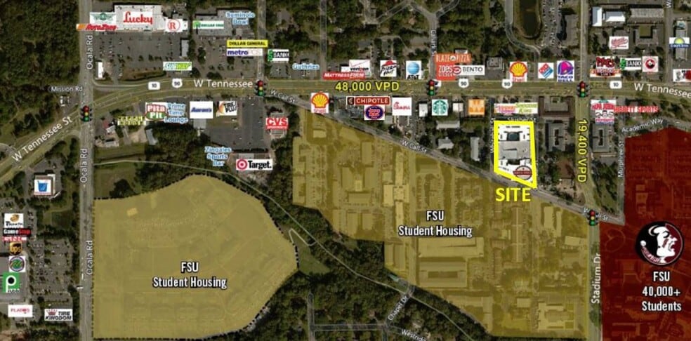 1600 W Call St, Tallahassee, FL for lease - Building Photo - Image 3 of 8