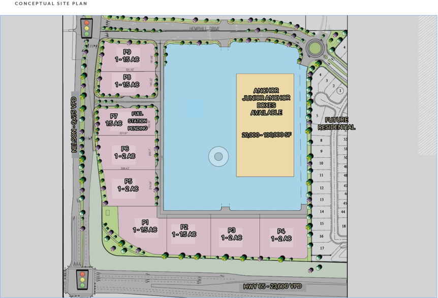 Hwy 65 & Nelson, Lincoln, CA for lease - Site Plan - Image 2 of 2