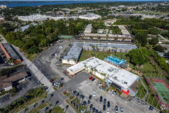 260 E Merritt Island Cswy, Merritt Island, FL - aerial  map view