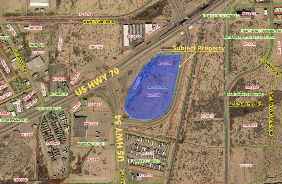 1806 Charlie T.Lee Memorial Rt, Alamogordo, NM for sale - Aerial - Image 1 of 5