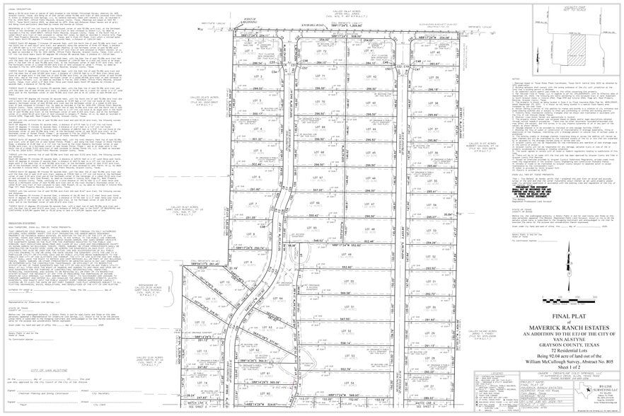 Stone Marshall Road, Van Alstyne, TX for sale - Site Plan - Image 3 of 3