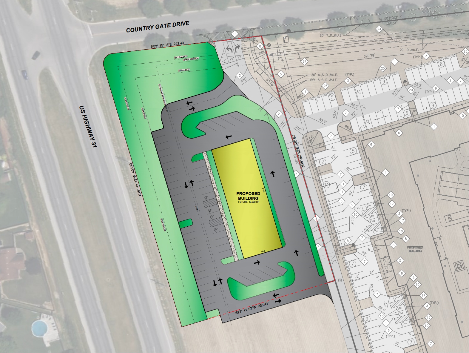 SEC of US 31 and Country Gate Drive, Whiteland, IN for lease Building Photo- Image 1 of 3