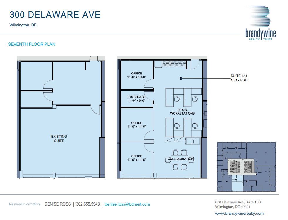 300 Delaware Ave, Wilmington, DE for lease Floor Plan- Image 1 of 1