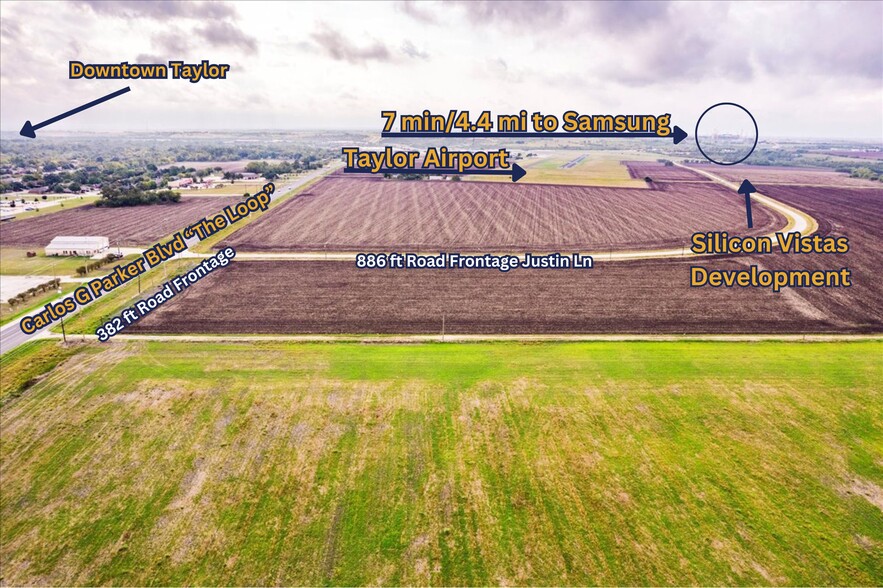 TBD Carlos G Parker Blvd., Taylor, TX for sale - Aerial - Image 3 of 22