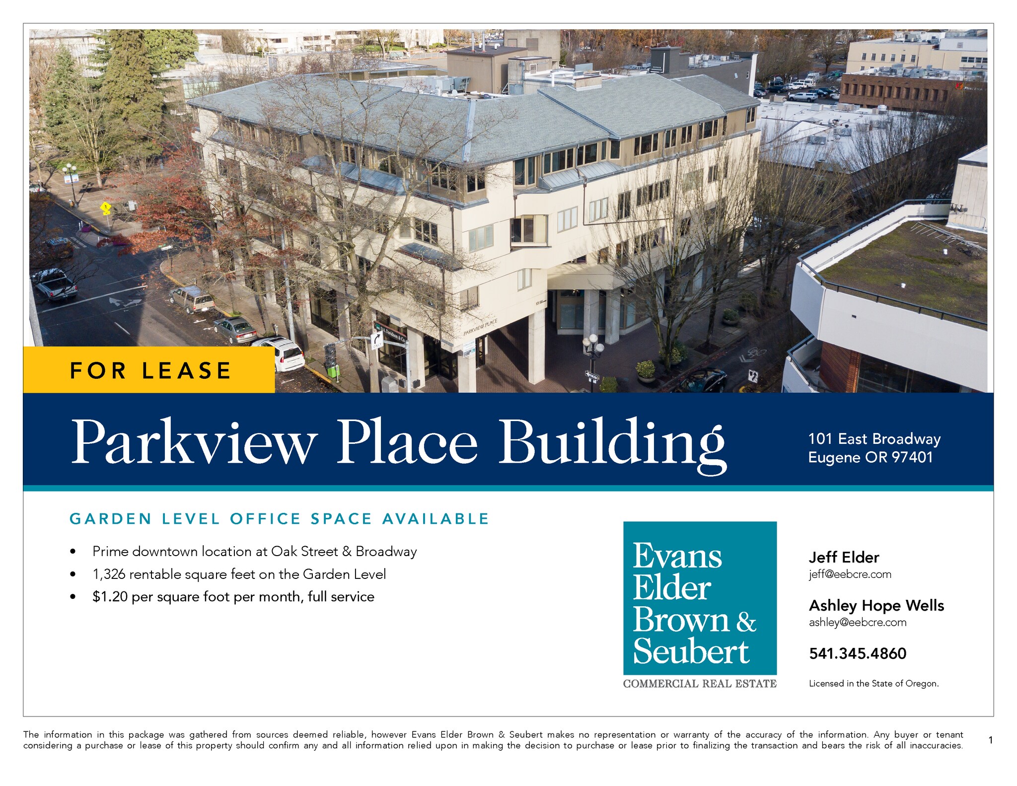 101 E Broadway Ave, Eugene, OR for lease Interior Photo- Image 1 of 3