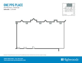 1 PPG Pl, Pittsburgh, PA for lease Site Plan- Image 1 of 1