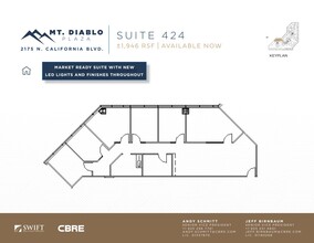 2175 N California Blvd, Walnut Creek, CA for lease Floor Plan- Image 1 of 1