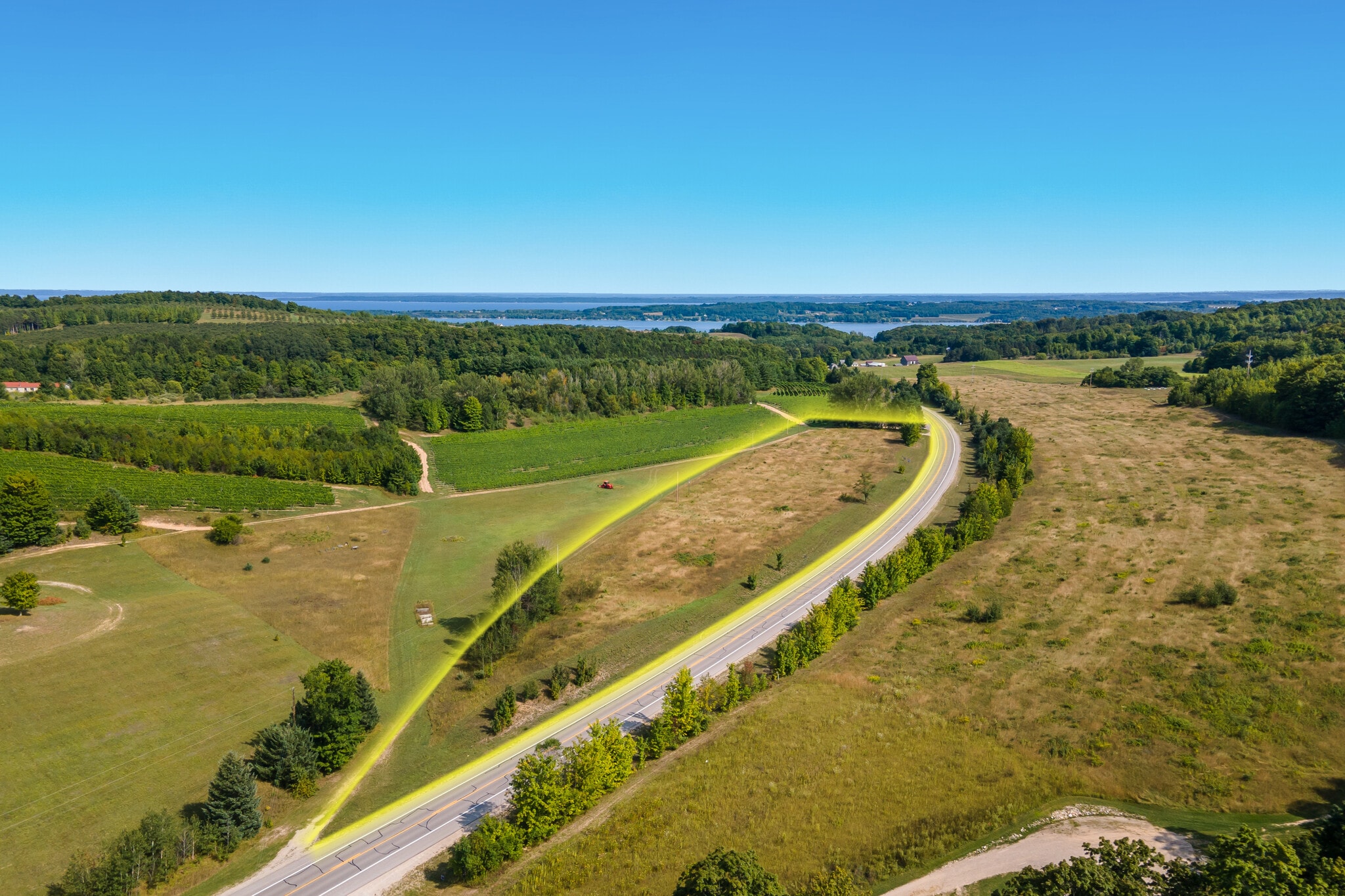 Not assigned East Duck Lake Rd Rd, Suttons Bay, MI for sale Aerial- Image 1 of 7