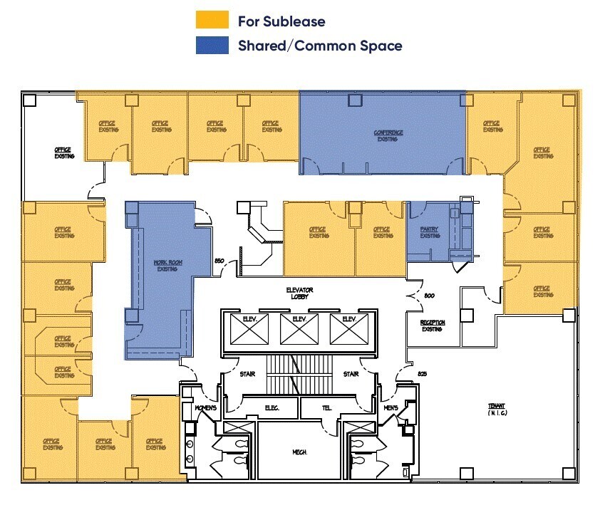 1300 L St NW, Washington, DC for lease Floor Plan- Image 1 of 1