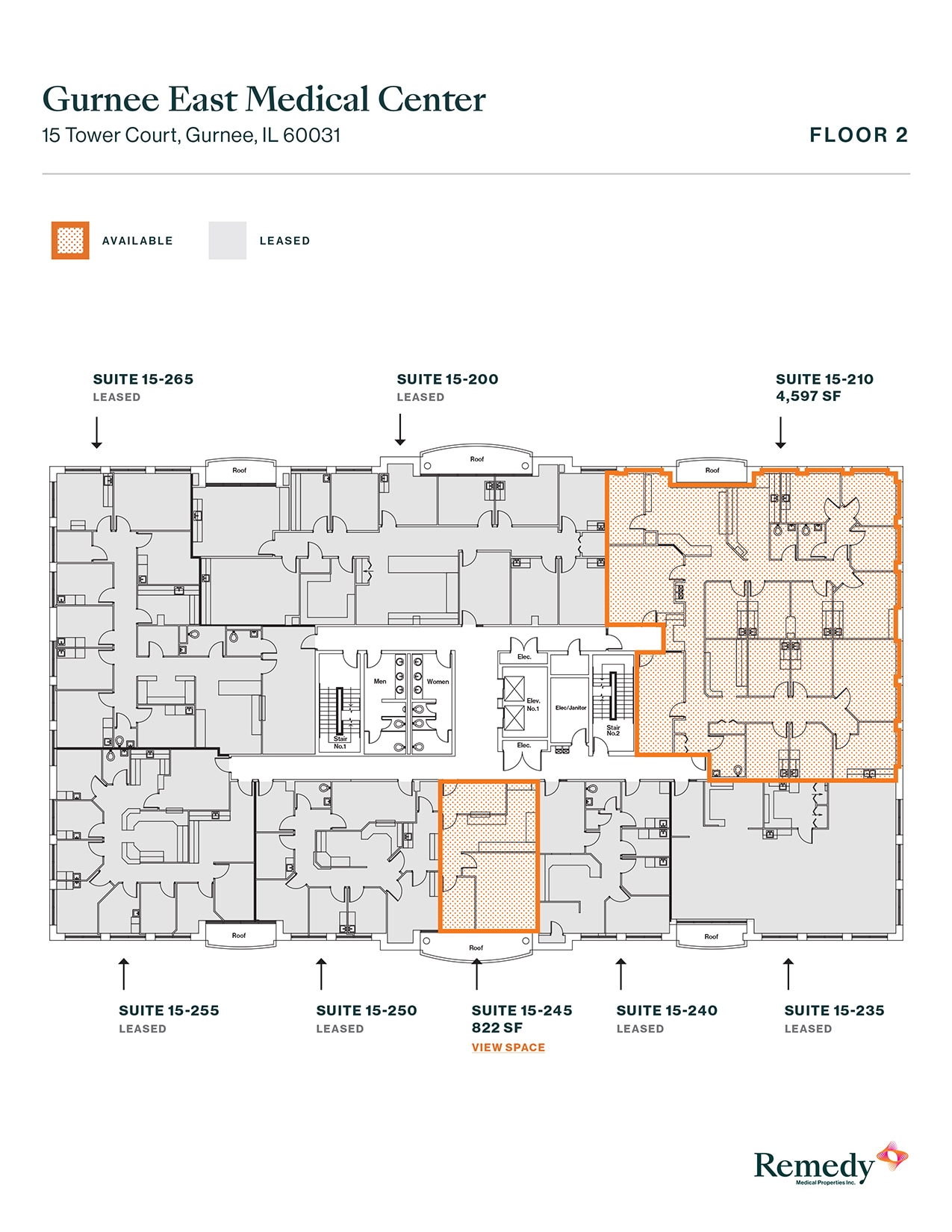 3 S Greenleaf Ave, Gurnee, IL for lease Floor Plan- Image 1 of 1
