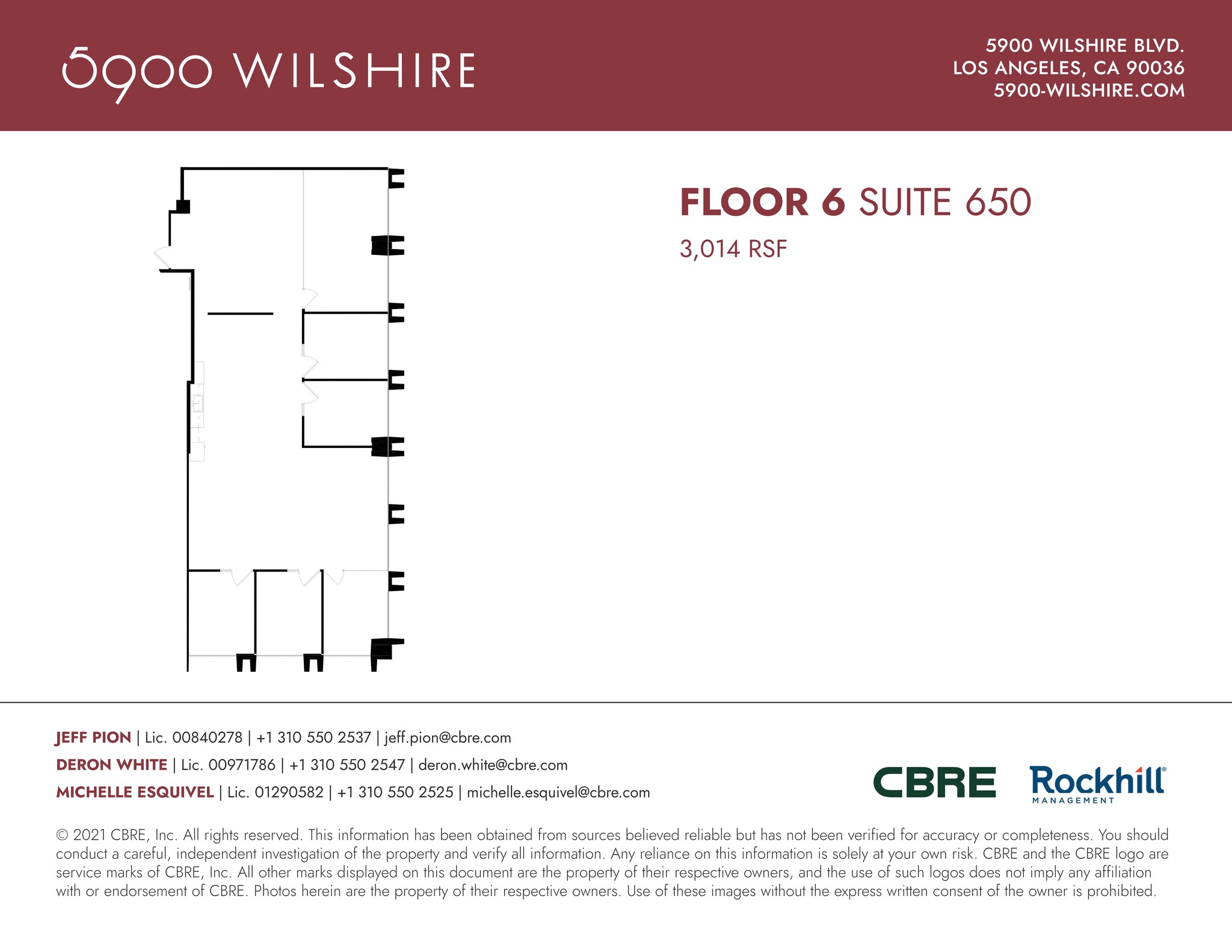 5900 Wilshire Blvd, Los Angeles, CA for lease Site Plan- Image 1 of 1