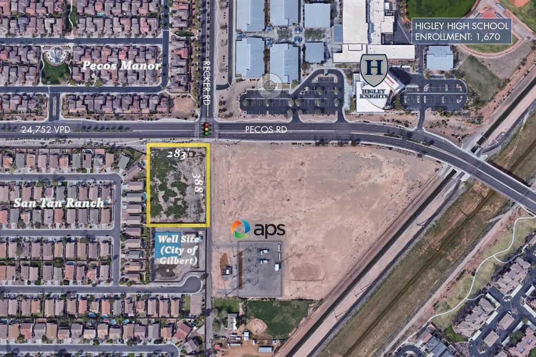 E E Pecos Rd @ Recker Rd Rd, Gilbert, AZ for sale Building Photo- Image 1 of 1
