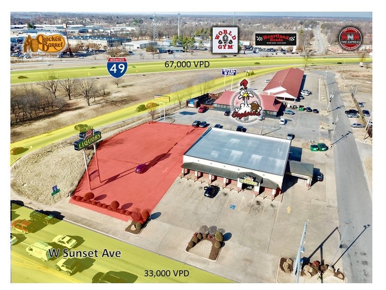 4828 W Sunset Ave, Springdale, AR for lease - Building Photo - Image 1 of 3
