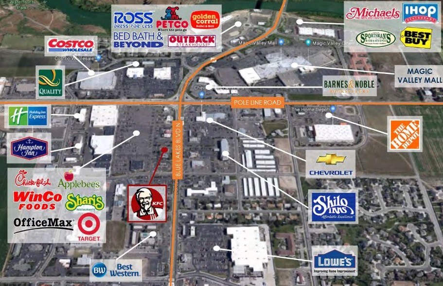 1549 Blue Lakes Blvd N Twin Falls Id 83301 Fast Food Property 1549 Blue Lakes Blvd N Twin Falls Id 83301 Fast Food Property For On Loopnet Com