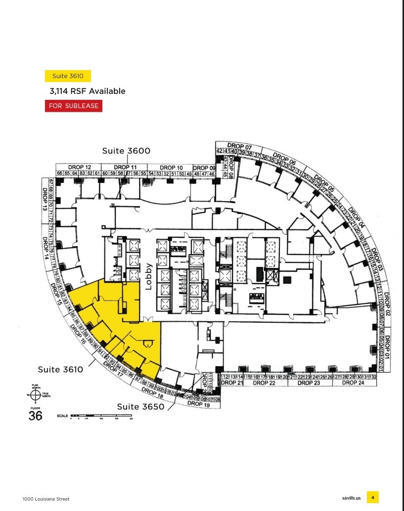 1000 Louisiana St, Houston, TX for lease Floor Plan- Image 1 of 1