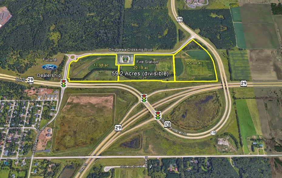 WI 29 & Chippewa Crossing Blvd, Chippewa Falls, WI for sale - Building Photo - Image 1 of 1