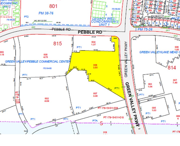 1401 N Green Valley Pky, Henderson, NV for lease - Plat Map - Image 2 of 18