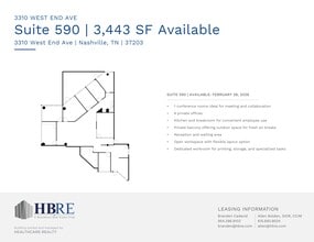 3310 West End Ave, Nashville, TN for lease Site Plan- Image 1 of 1
