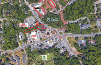 1397 Oxford Rd NE, Atlanta, GA - aerial  map view